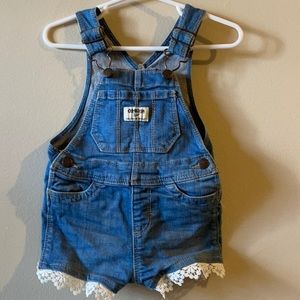 Oshkosh baby jean overall